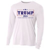 2024 Take America Back Trump Make America Cooling Performance Long Sleeve Crew