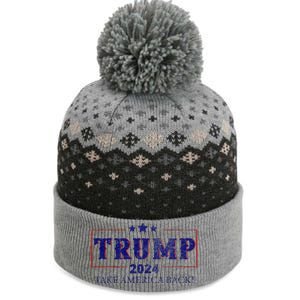 2024 Take America Back Trump Make America The Baniff Cuffed Pom Beanie