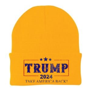 2024 Take America Back Trump Make America Knit Cap Winter Beanie