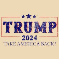 2024 Take America Back Trump Make America Drawstring Bag