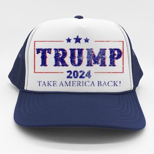 2024 Take America Back Trump Make America Trucker Hat