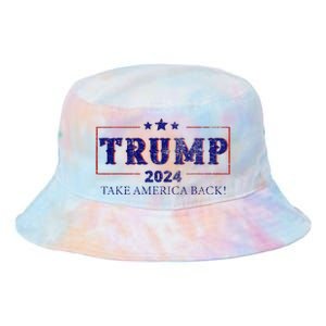 2024 Take America Back Trump Make America Tie Dye Newport Bucket Hat