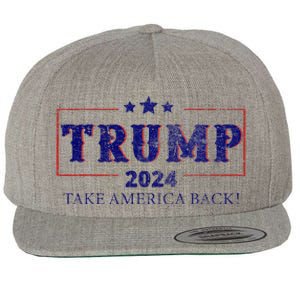 2024 Take America Back Trump Make America Wool Snapback Cap