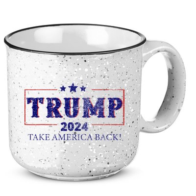 2024 Take America Back Trump Make America 15oz Campfire Ceramic Mug