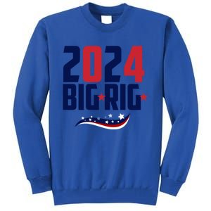 2024 Too Big To Rig Trump Election American Gift Tall Sweatshirt