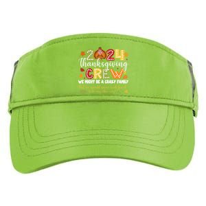 2024 Thanksgiving Crew Turkey Fall Family Matching Gift Adult Drive Performance Visor