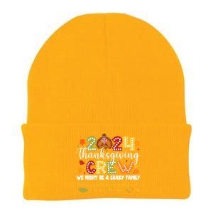 2024 Thanksgiving Crew Turkey Fall Family Matching Gift Knit Cap Winter Beanie