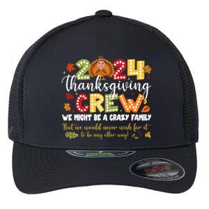 2024 Thanksgiving Crew Turkey Fall Family Matching Gift Flexfit Unipanel Trucker Cap