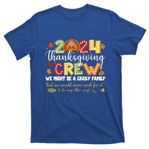 2024 Thanksgiving Crew Turkey Fall Family Matching Gift T-Shirt