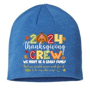 2024 Thanksgiving Crew Turkey Fall Family Matching Gift Sustainable Beanie