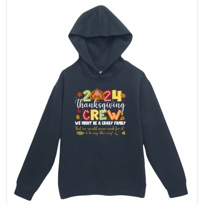 2024 Thanksgiving Crew Turkey Fall Family Matching Gift Urban Pullover Hoodie