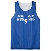 2016 Trump Comma La Trump 2024 Vote Trump Vance 2024 Cool Gift Mesh Reversible Basketball Jersey Tank