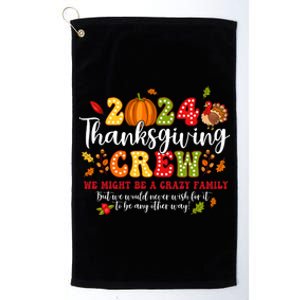 2024 Thanksgiving Crew Turkey Fall Family Matching Platinum Collection Golf Towel