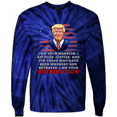 2024 Trump Desantis Florida Tie-Dye Long Sleeve Shirt