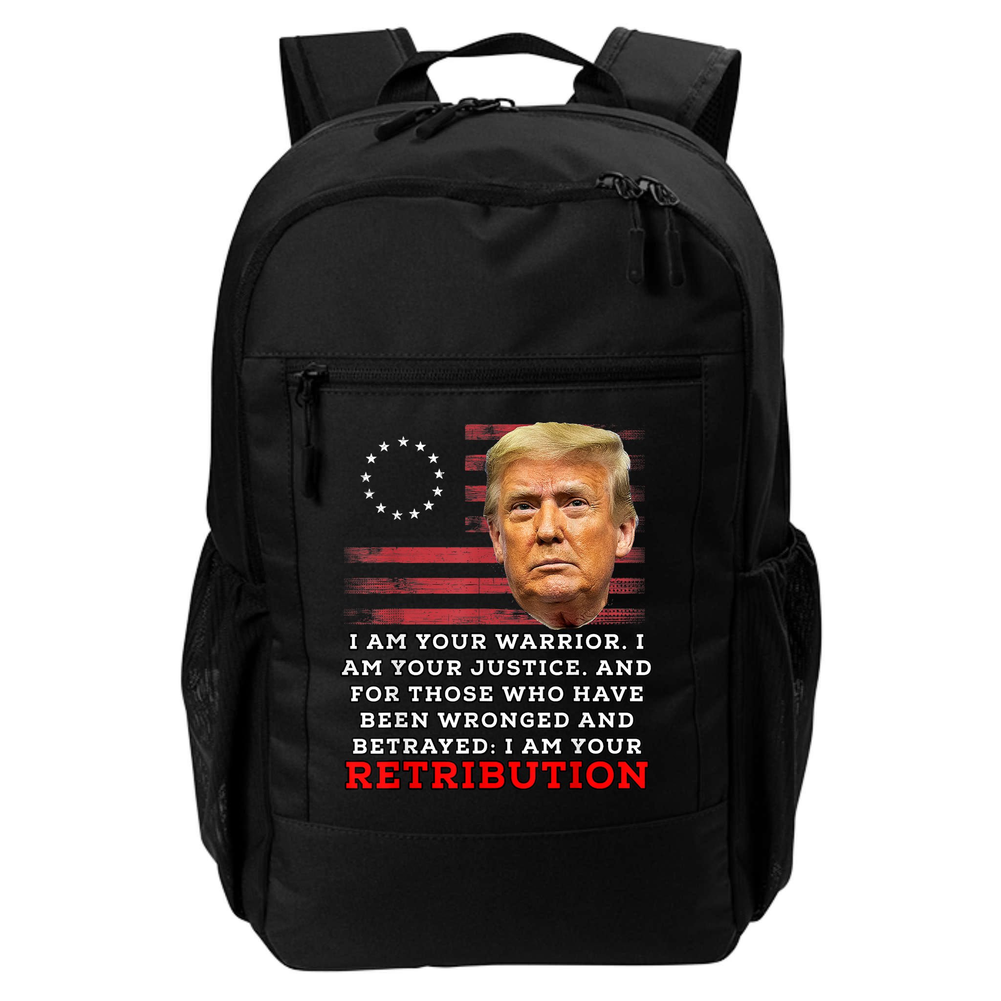 2024 Trump Desantis Florida CPAC I Am Your Retribution Trumo Backpack