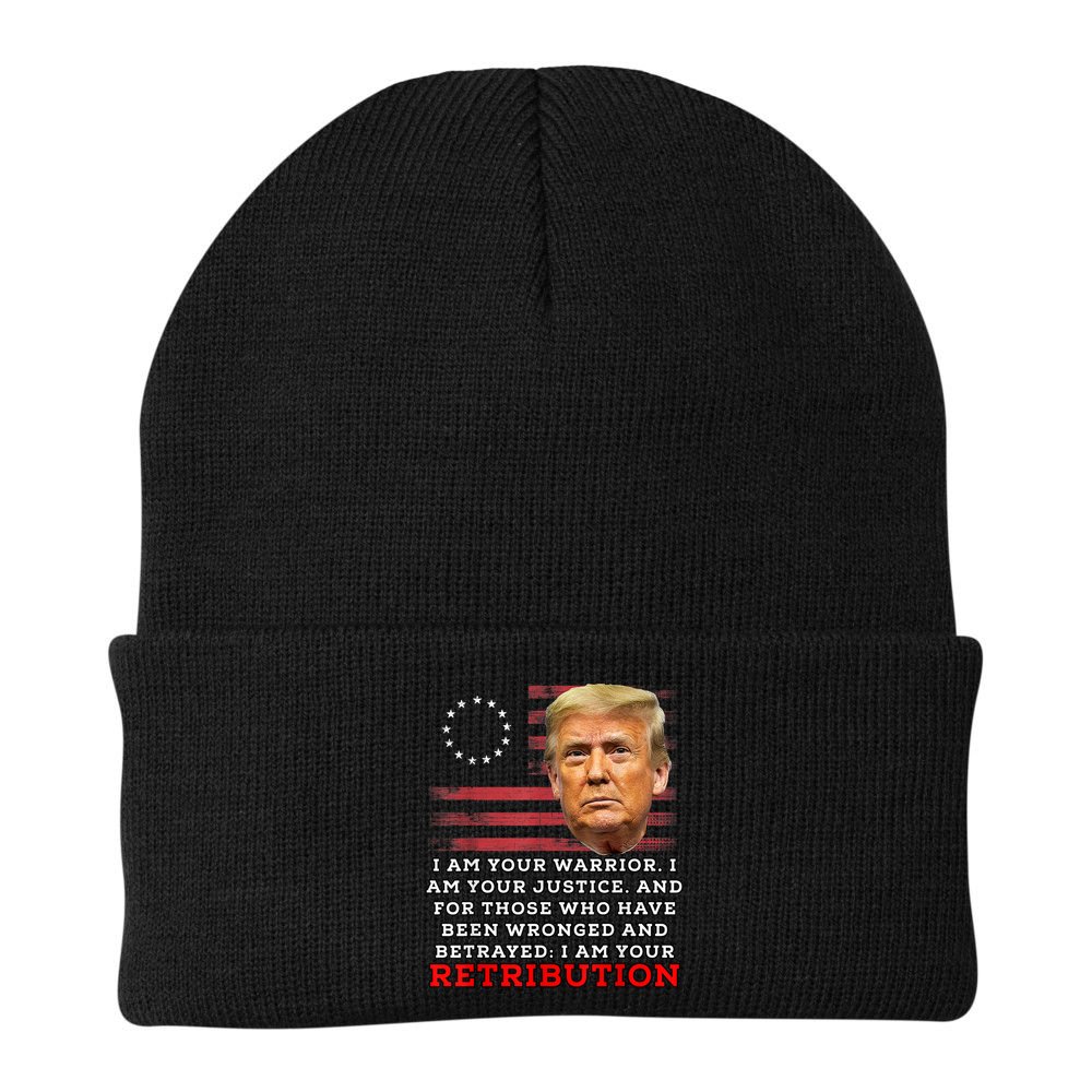 2024 Trump Desantis Florida CPAC I Am Your Retribution Trumo Beanie