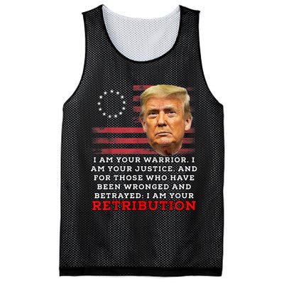 2024 Trump Desantis Florida CPAC I Am Your Retribution Trumo Mesh Reversible Basketball Jersey Tank