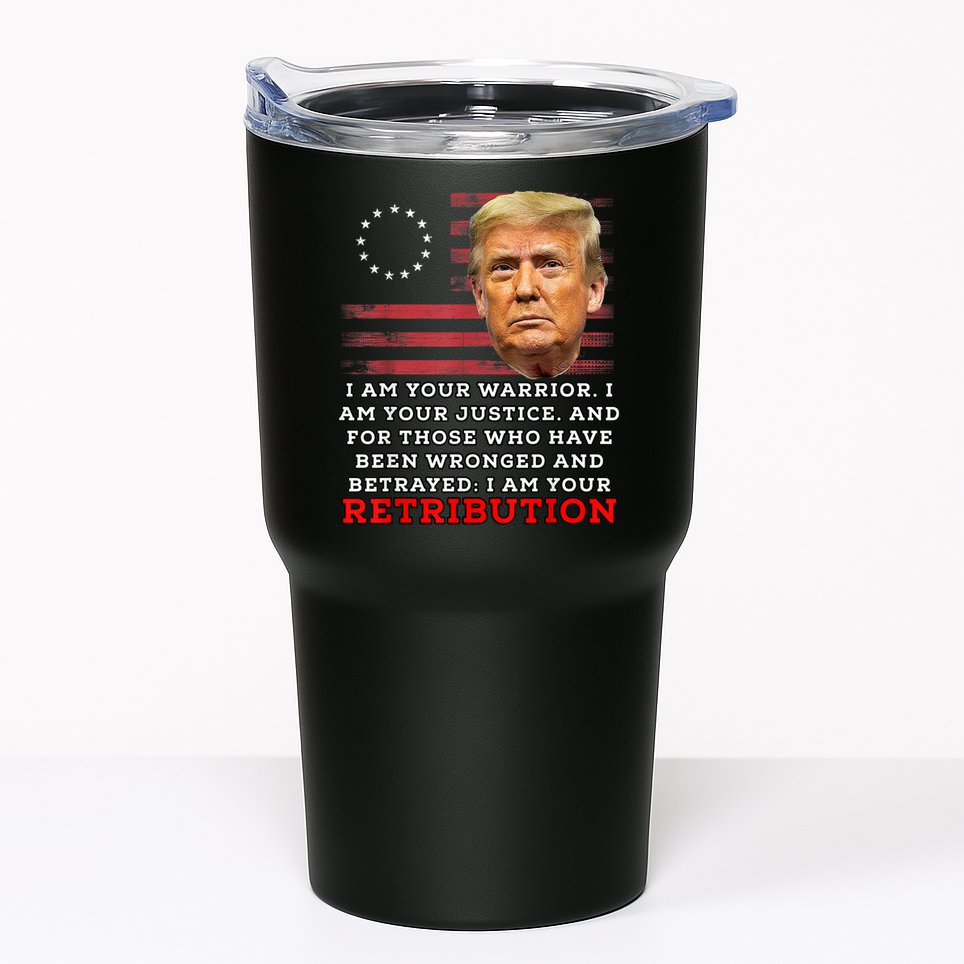 2024 Trump Desantis Florida CPAC I Am Your Retribution Trumo Tumbler