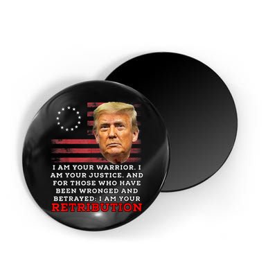 2024 Trump Desantis Florida CPAC I Am Your Retribution Trumo Magnet