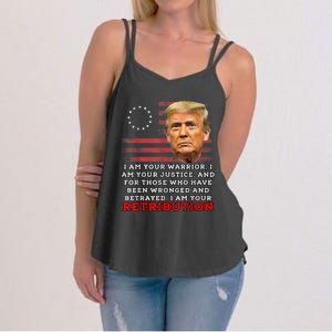 2024 Trump Desantis Florida CPAC I Am Your Retribution Trumo Women's Strappy Tank