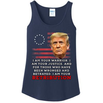 2024 Trump Desantis Florida CPAC I Am Your Retribution Trumo Ladies Essential Tank