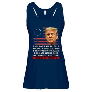 2024 Trump Desantis Florida CPAC I Am Your Retribution Trumo Ladies Essential Flowy Tank