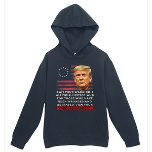 2024 Trump Desantis Florida CPAC I Am Your Retribution Trumo Urban Pullover Hoodie