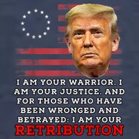 2024 Trump Desantis Florida CPAC I Am Your Retribution Trumo Vector Backpack