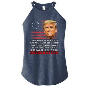 2024 Trump Desantis Florida CPAC I Am Your Retribution Trumo Women's Perfect Tri Rocker Tank