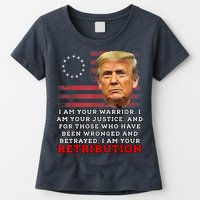 2024 Trump Desantis Florida CPAC I Am Your Retribution Trumo Womens T-Shirt