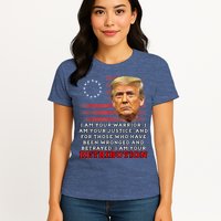 2024 Trump Desantis Florida CPAC I Am Your Retribution Trumo Womens T-Shirt