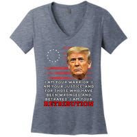 2024 Trump Desantis Florida CPAC I Am Your Retribution Trumo Women's V-Neck T-Shirt