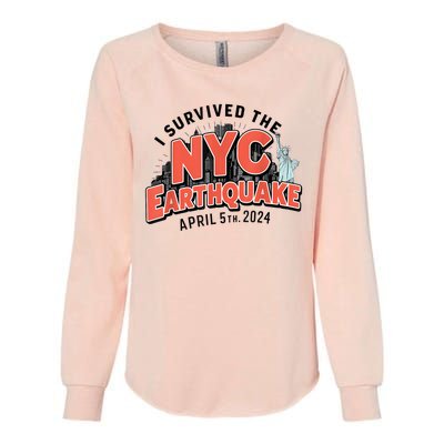 2024 Tristate Earthquake Survivor April 2024 Earthquake Womens California Wash Sweatshirt