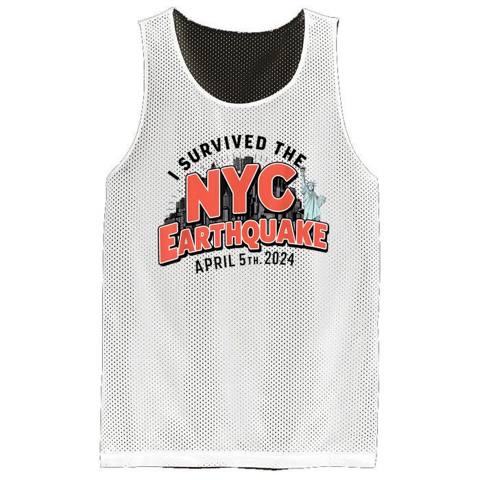 2024 Tristate Earthquake Survivor April 2024 Earthquake Mesh Reversible Basketball Jersey Tank