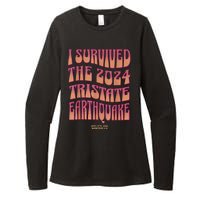 2024 Tristate Earthquake Survivor April 2024 Earthquake Womens CVC Long Sleeve Shirt