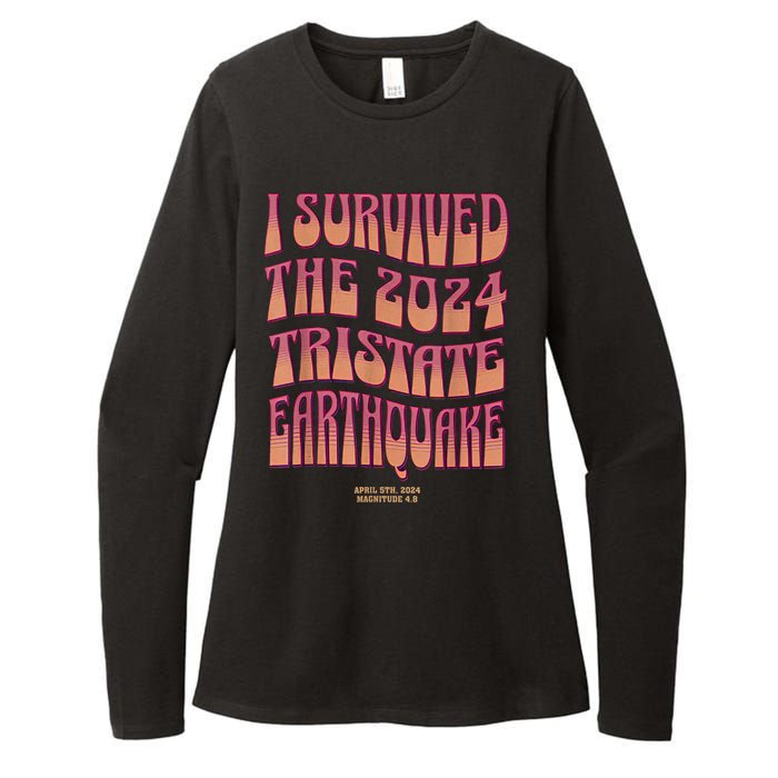 2024 Tristate Earthquake Survivor April 2024 Earthquake Womens CVC Long Sleeve Shirt