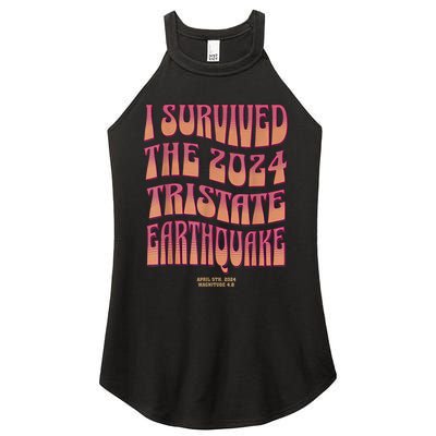 2024 Tristate Earthquake Survivor April 2024 Earthquake Women's Perfect Tri Rocker Tank