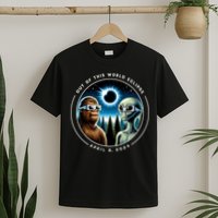 2024 Total Eclipse Bigfoot Alien Out Of This World Eclipse T-Shirt