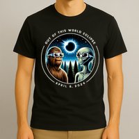 2024 Total Eclipse Bigfoot Alien Out Of This World Eclipse T-Shirt