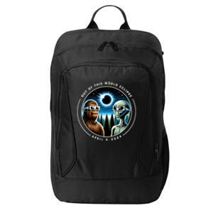 2024 Total Eclipse Bigfoot Alien Out Of This World Eclipse City Backpack