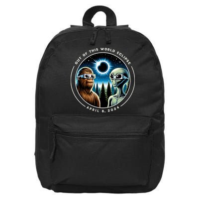 2024 Total Eclipse Bigfoot Alien Out Of This World Eclipse 16 in Basic Backpack
