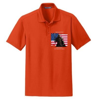 2024 Trump Flag Gift Dry Zone Grid Polo