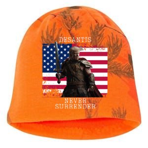 2024 Trump Flag Gift Kati - Camo Knit Beanie