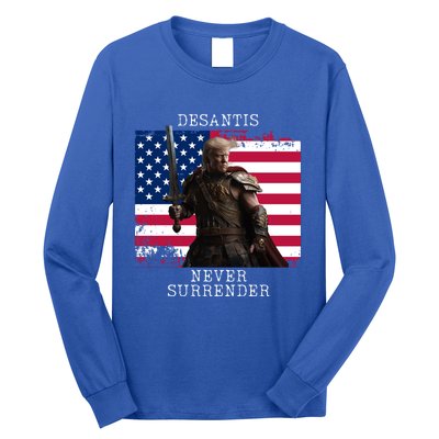 2024 Trump Flag Gift Long Sleeve Shirt