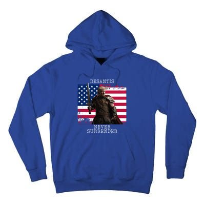 2024 Trump Flag Gift Tall Hoodie