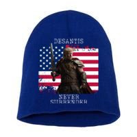 2024 Trump Flag Gift Short Acrylic Beanie