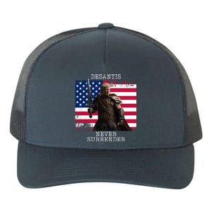 2024 Trump Flag Gift Yupoong Adult 5-Panel Trucker Hat