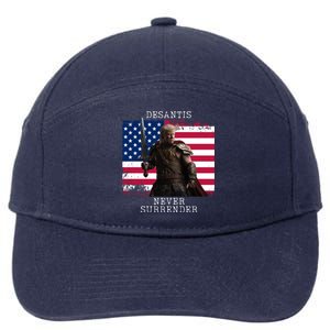 2024 Trump Flag Gift 7-Panel Snapback Hat