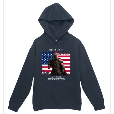 2024 Trump Flag Gift Urban Pullover Hoodie