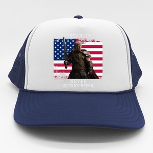 2024 Trump Flag Gift Trucker Hat